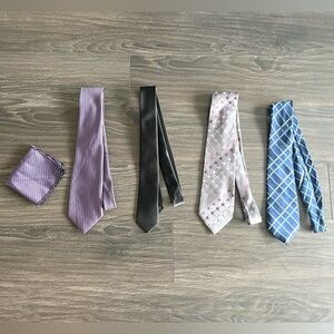 Bundle of Men’s Ties (and Handkerchief)